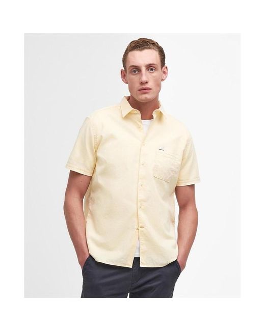 Barbour Natural Terra Dye Regular Short Sleeve Shirt for men