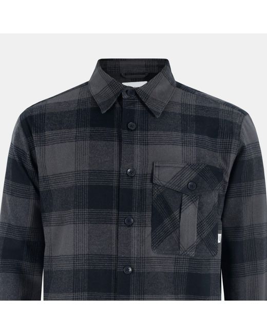 Firetrap Blue Anthm Long-Sleeve Patterned Shirt for men