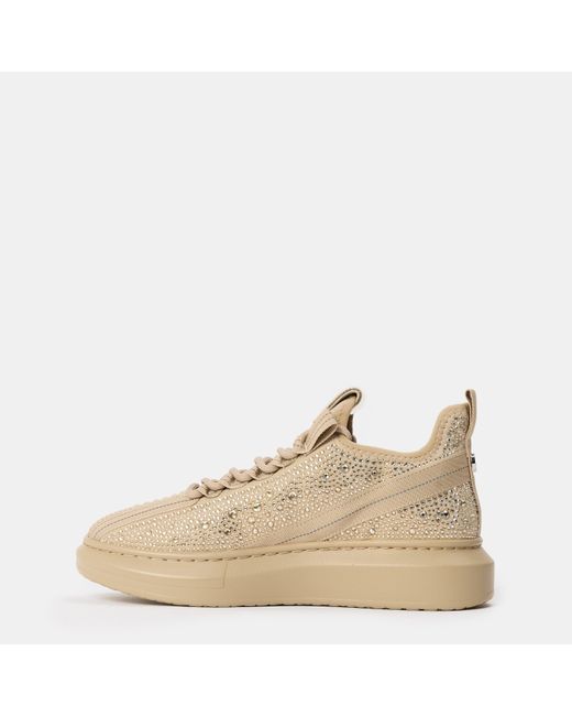 Steve Madden Natural Glorya Low-Top Trainers