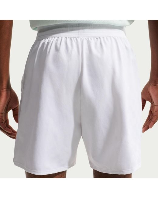 Nike White Performance Tennis Shorts for men