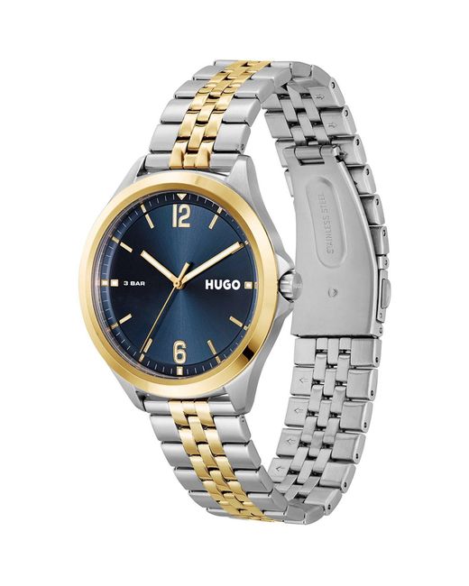 HUGO Metallic Suit Watch for men