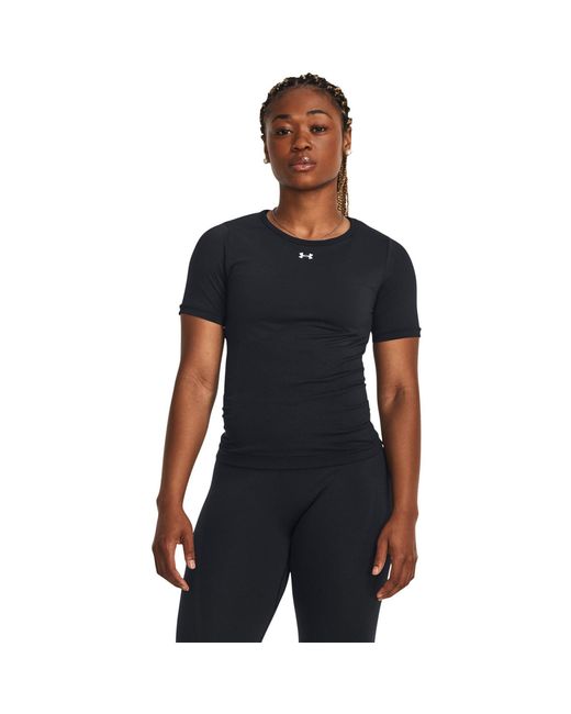Under Armour Black Vanish Seamless Short-Sleeve Performance Gym Top