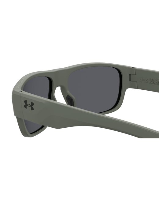 Under Armour Gray Scorcher Wayfarer Sunglasses for men