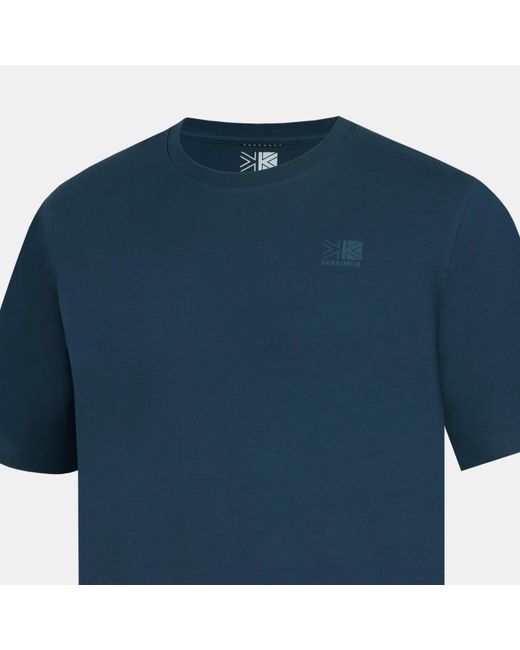 Karrimor Blue Graphic Cotton Short Sleeve T-Shirt for men