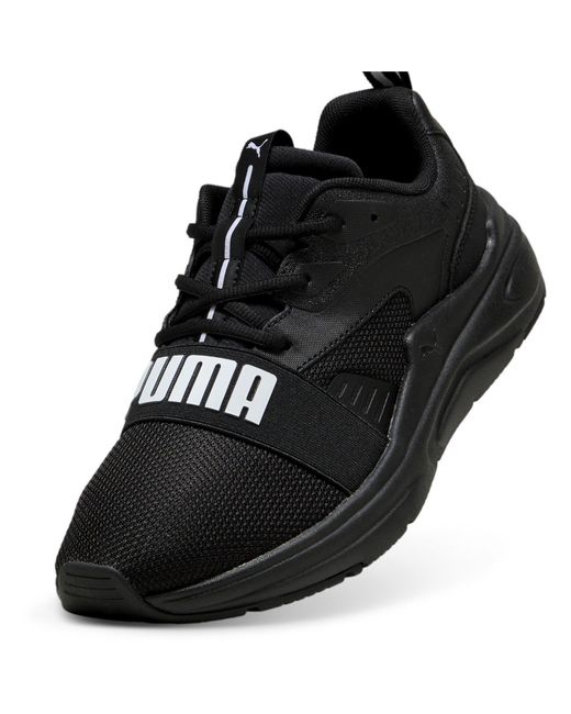 PUMA Black Softride Wired 2 Sneakers for men