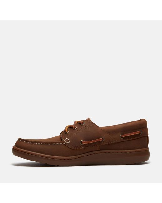 Timberland Brown Boat Shoes for men