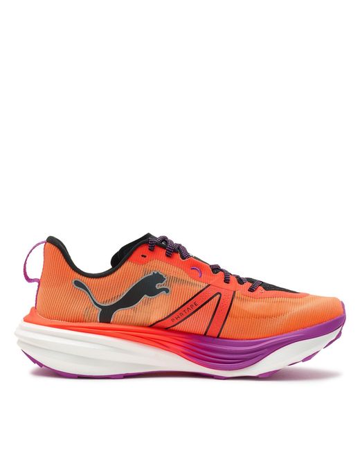 PUMA Pink Deviate Nitro Elite Trail Off-Road Running Shoes for men
