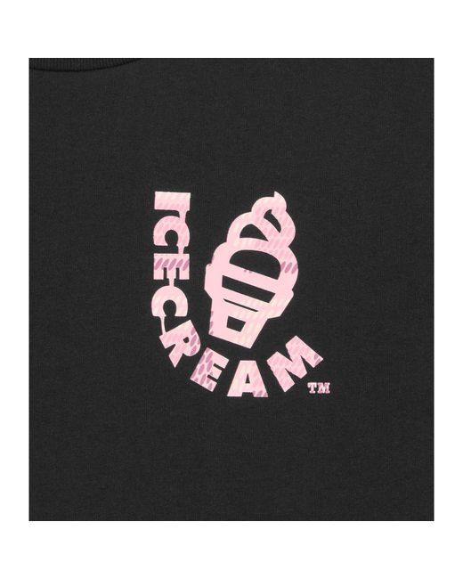 ICECREAM Black Waffle Cone T-Shirt for men
