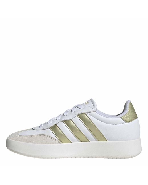 Adidas White Barreda Low-Top Trainers for men