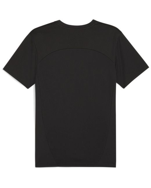 PUMA Black Teamfinal Training Short-Sleeve Performance T-Shirt for men