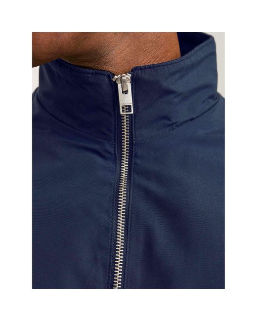 Jack & Jones Blue Rush Harrington Bomber Jacket for men