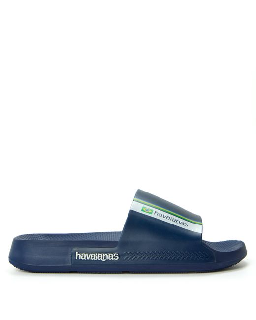 Havaianas Blue Classic Logomania Flip Flops