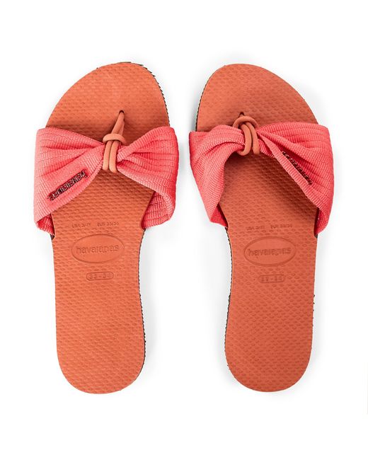 Havaianas Pink You St Tropez Flip Flops