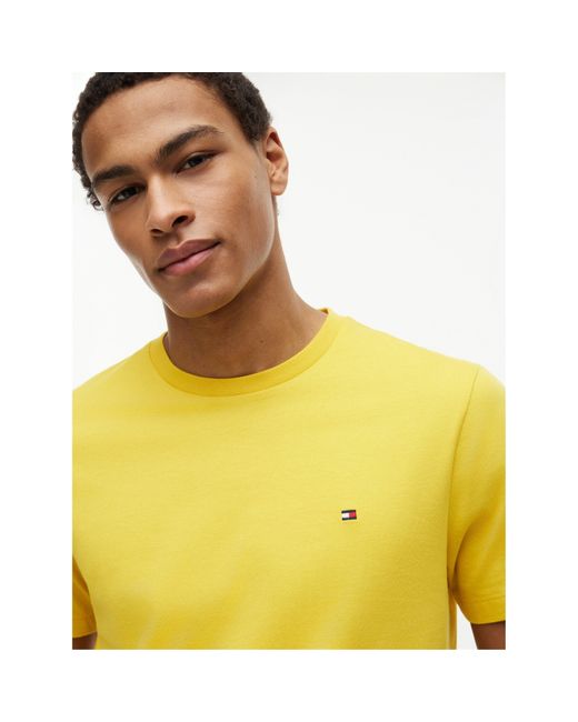 Tommy Hilfiger Yellow Short-Sleeved T-Shirt for men