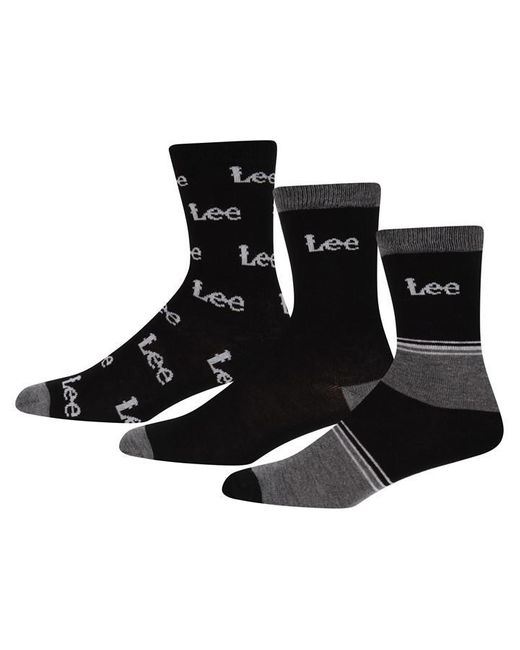 Lee Jeans Black Socks Moi 3p Ld99