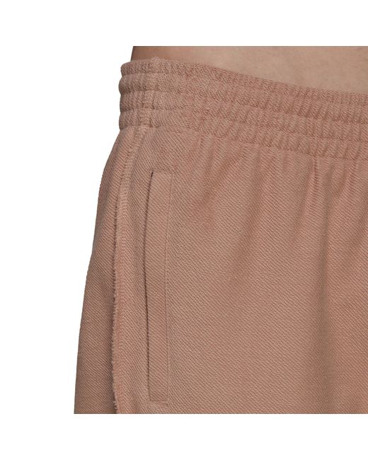 Adidas Originals Brown Loopback Closed Hem Jersey Joggers for men