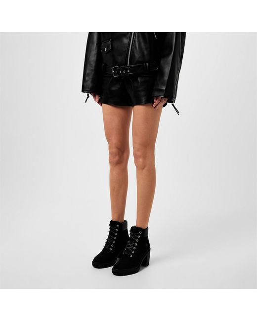 Timberland Black Allington Lace-Up Heeled Boots