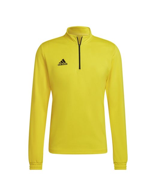 Adidas Yellow 1/4 Zip Fleece for men