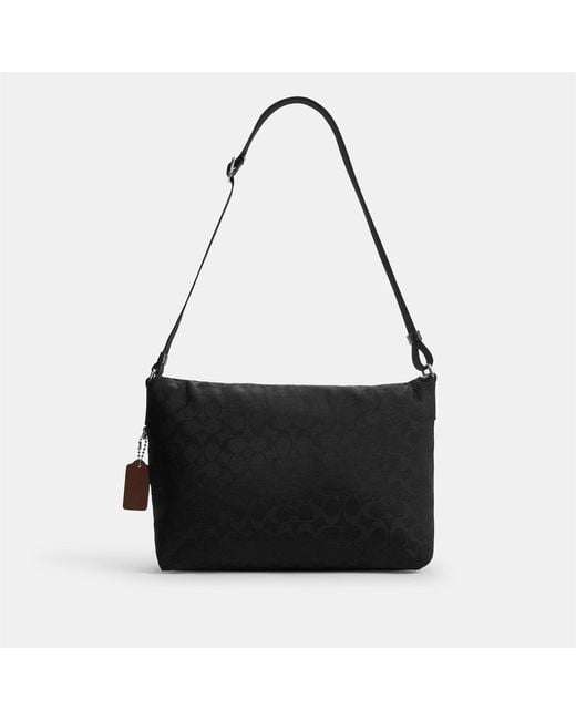 COACH Black Lane Messenger Bag