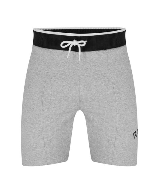 Reebok Gray Identity Arch Logo Fleece Jogger Shorts for men