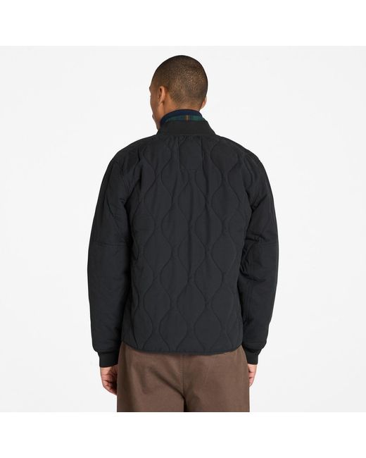 Timberland Black Quilted Jacket For for men