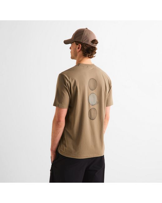 Boss Natural Golf Terrace Short Sleeve Top With Unique Front & Back Detail for men