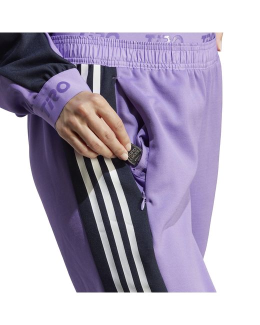 Adidas Purple Tiro Suit Up Advanced Leggins