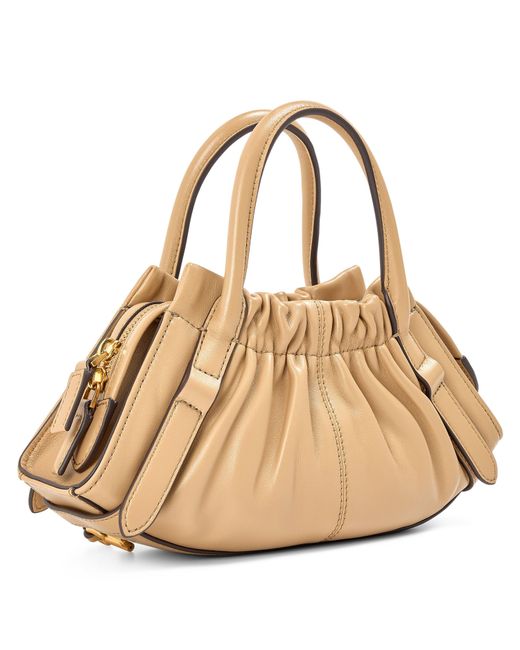 Marc Jacobs Metallic Small Cinch Top Handle Bag