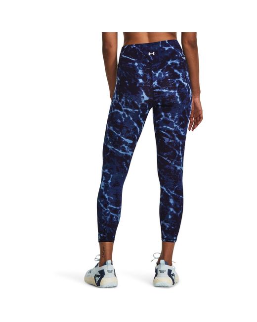 Under Armour Blue Large Crossover Ankle Performance Gym Legging
