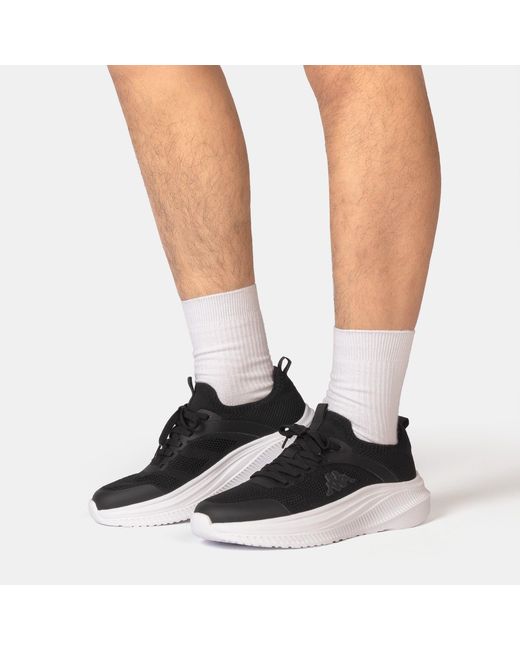 Kappa Black Prati Knit Trainers for men