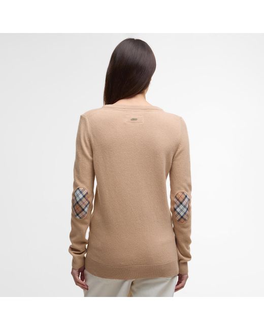 Barbour Natural Pendle Crew Neck Jumper
