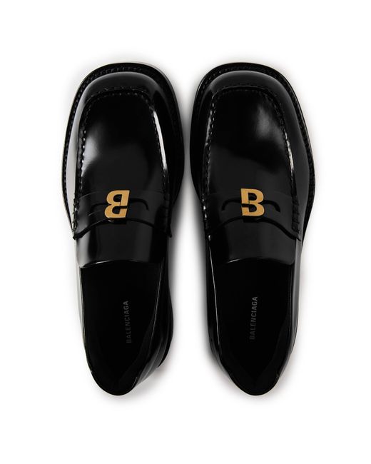 Balenciaga Black Bal Comfy B Loafr Ld64
