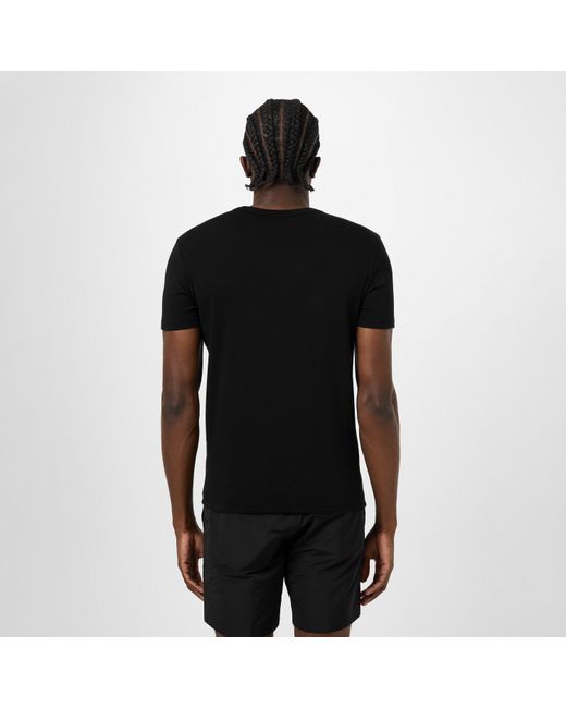 Tom Ford Black Cotton Crew T-shirt for men