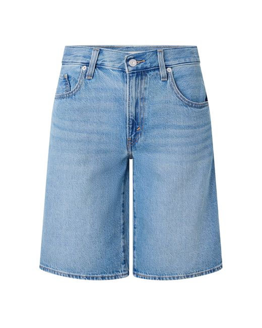 Levi's Blue Baggy Dad Denim Shorts