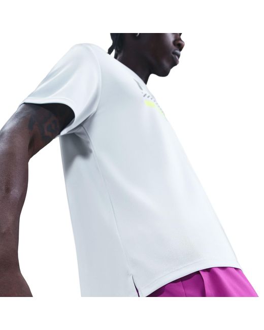 Nike White Wint Miler Tee Sn54 for men