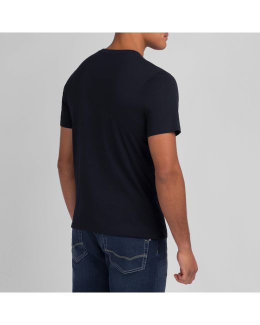 Eden Park Black Light Pima Cotton T-Shirt for men