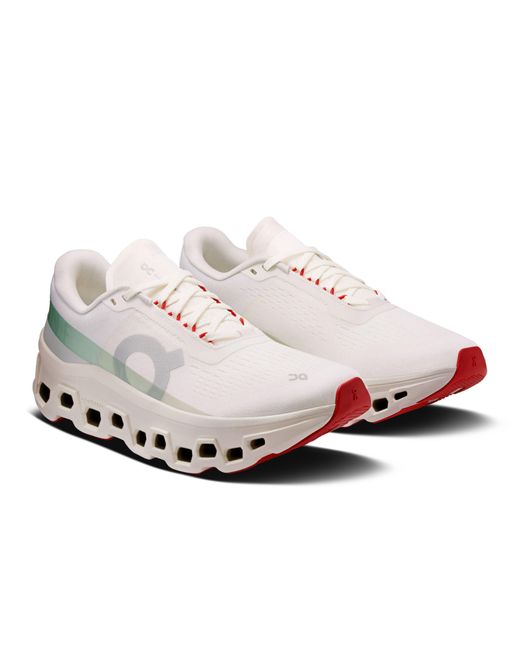 On Shoes White Cloudmster Running Shoes