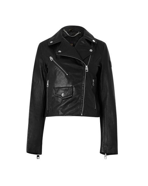 Belstaff Black Leather Jacket
