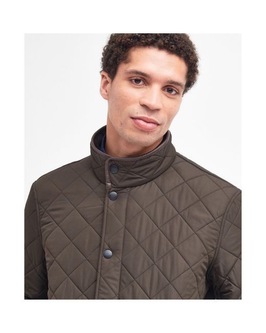 Barbour Brown Powell Jacket for men