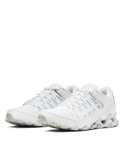 Nike White Reax 8 Tr Workout Shoes for men