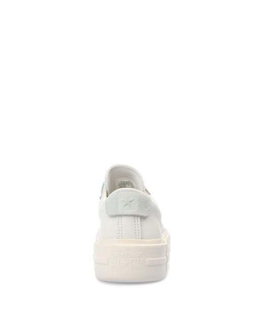 Converse White Cruise Leather High-Top Trainers