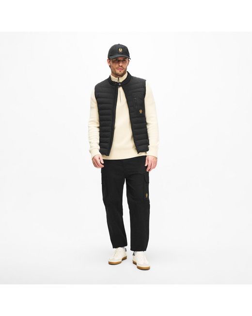 Belstaff Black Chassis Gil Gilet for men