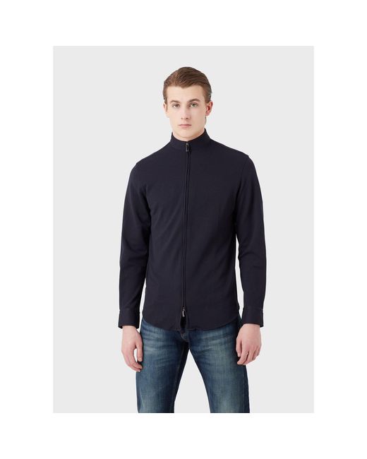 Emporio Armani Blue Shirt for men