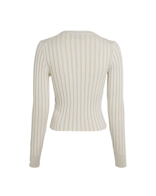 Calvin Klein Natural Ckj Rib Cardigan
