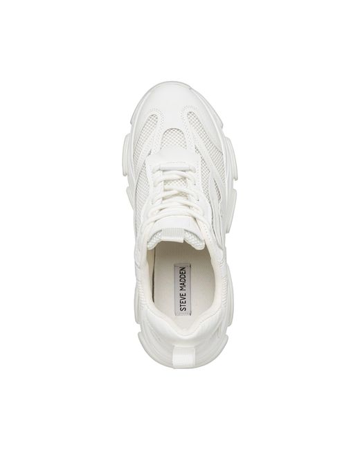 Steve Madden White Possess Trainers for men