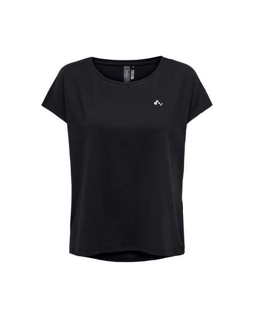 Only Play Black Life Short-Sleeve Loose Training T-Shirt