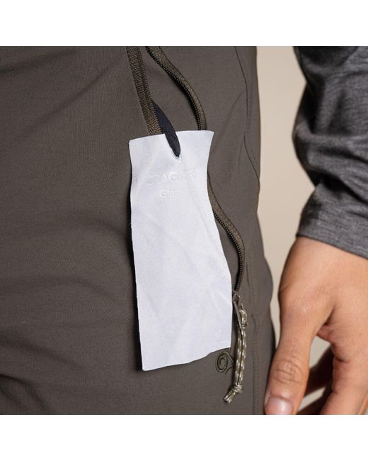 Craghoppers Blue Nosilife Pro Iii Insect-Repellent Travel Trousers for men