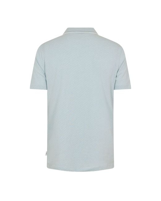 Paul Smith Blue Short Sleeve Polo Shirt for men