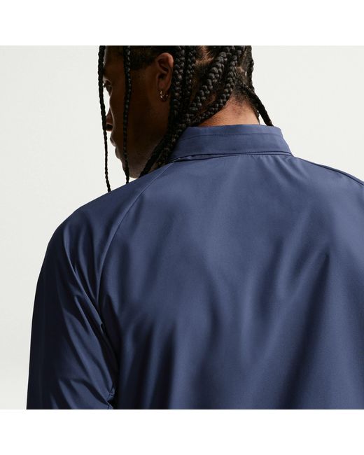 Nike Blue Miler Repel Running Jacket for men