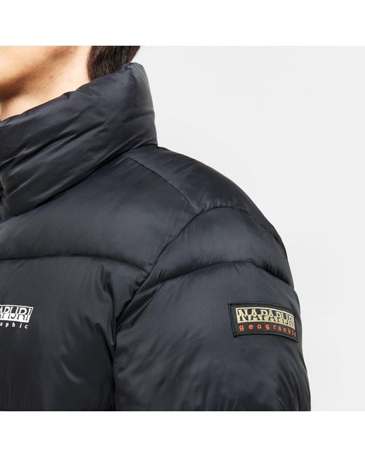 Napapijri Black Suomi Padded Jacket for men